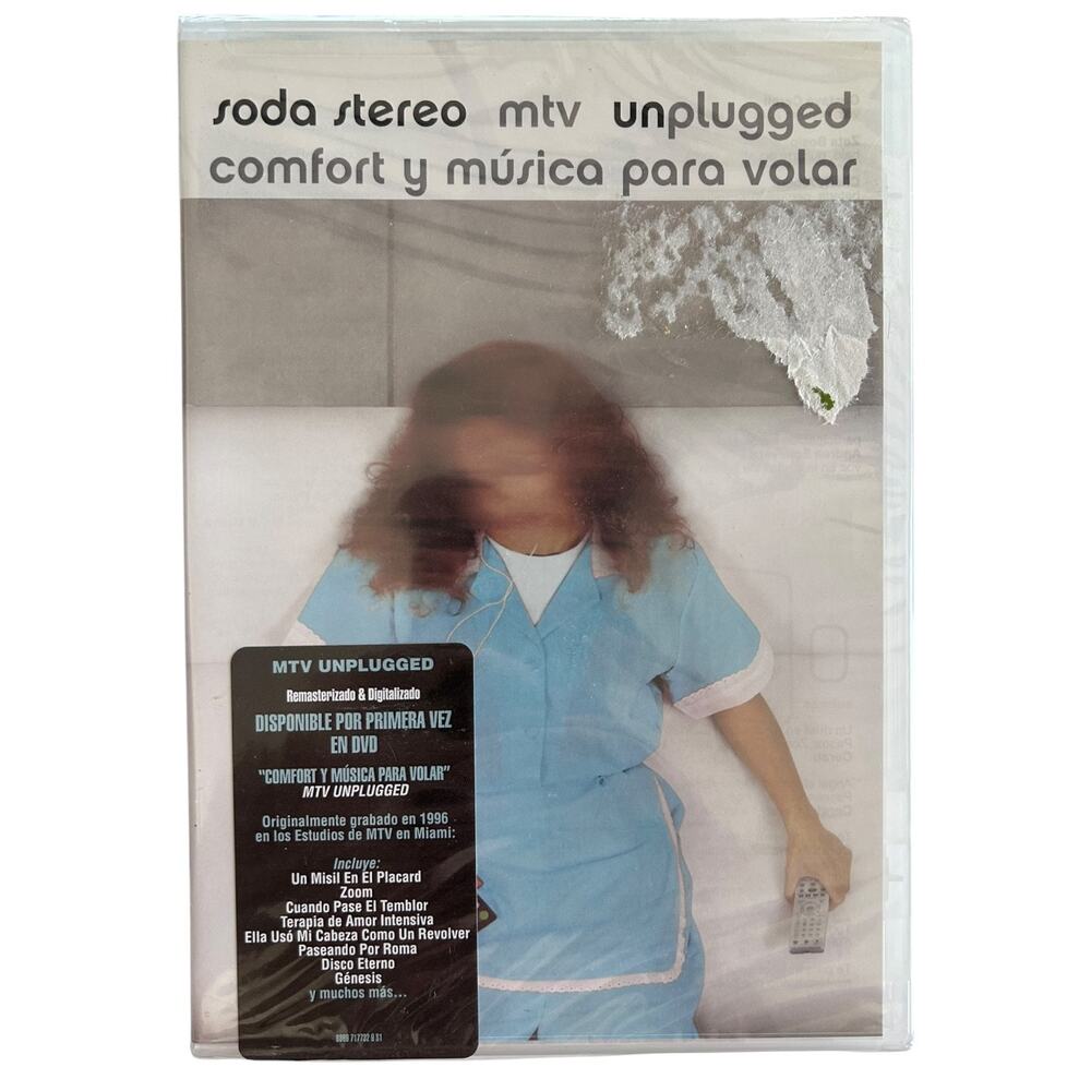 NEW Soda Stereo MTV Unplugged Comfort y Música Para Volar DVD Sealed NTSC OOP